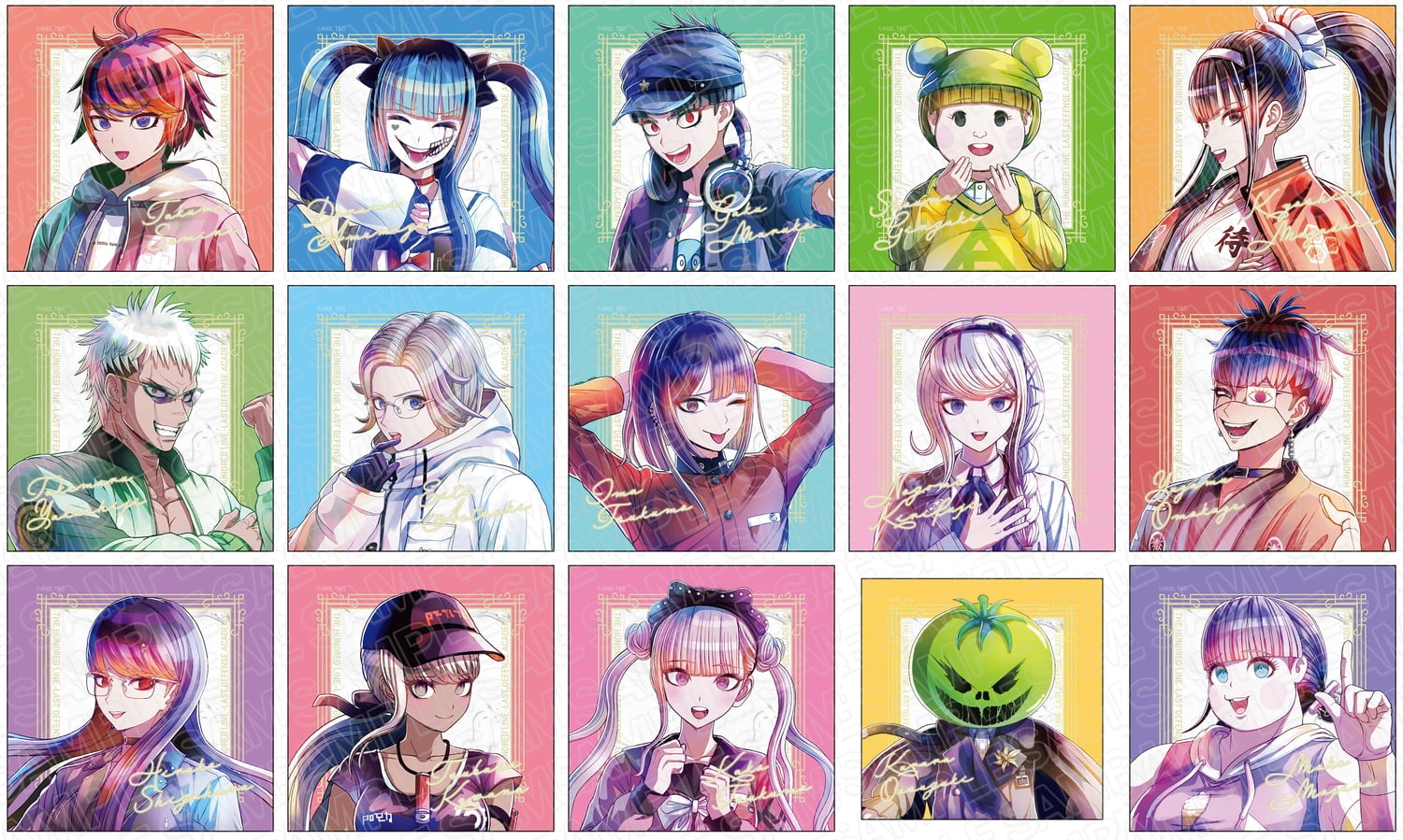 HUNDRED LINE - 最終防衛学園 - 澄野拓海ら15人の新作グッズ 2月発売!