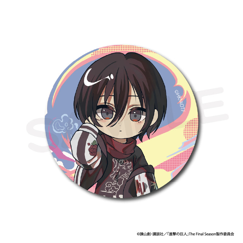 進撃の巨人】ヤンチャシリーズ 缶バッジ ミカサ・アッカ―マン