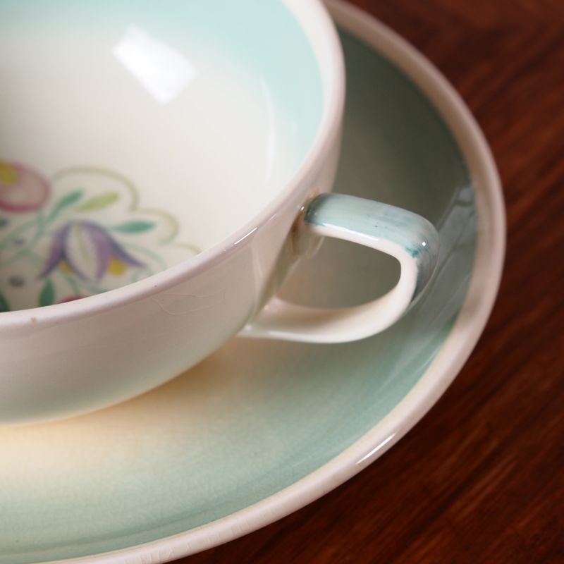 スージークーパー スープカップ＆ソーサー 【ドレスデンスプレイ