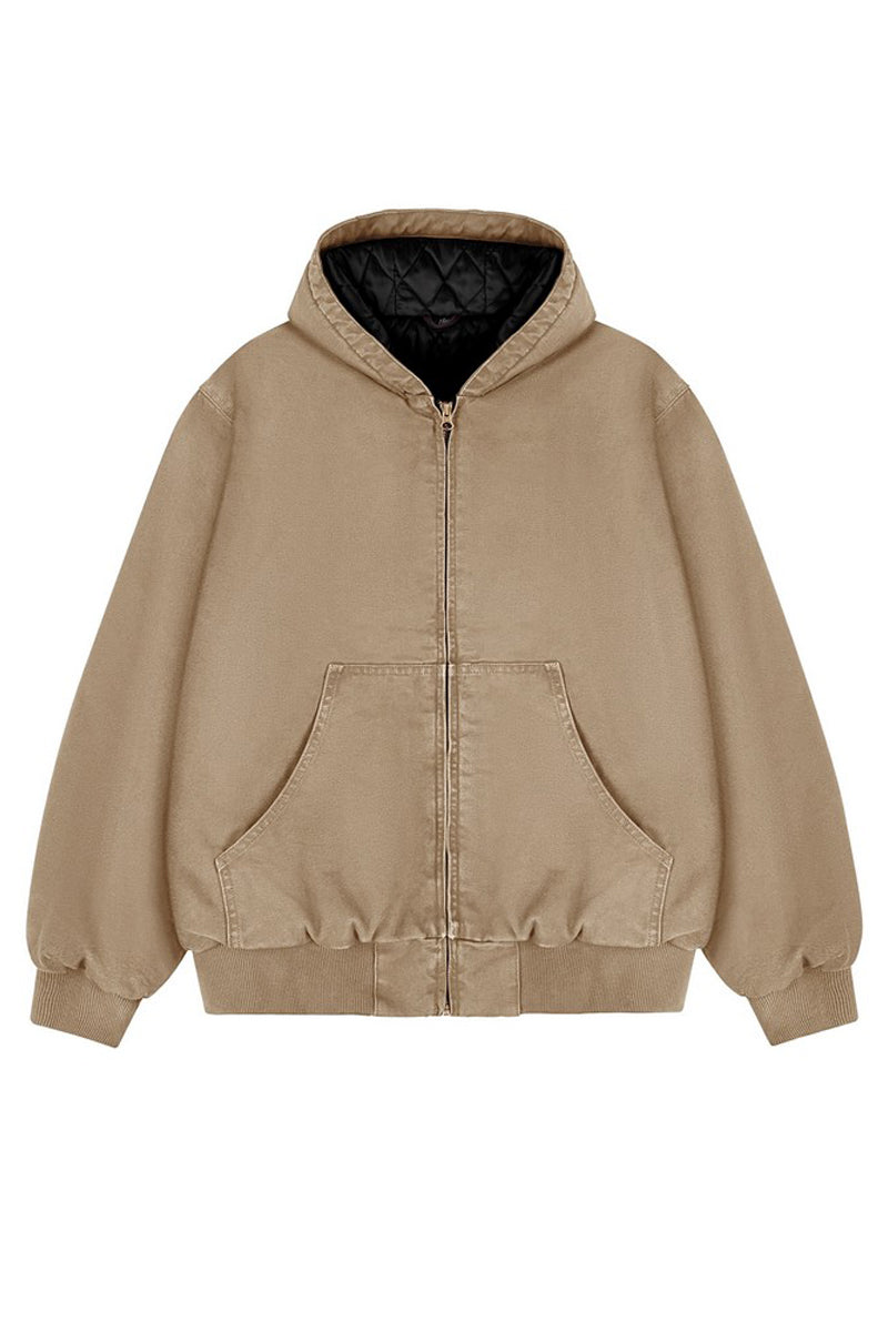 15oz Hooded Canvas Work Jacket - IDLT – Copping Zone