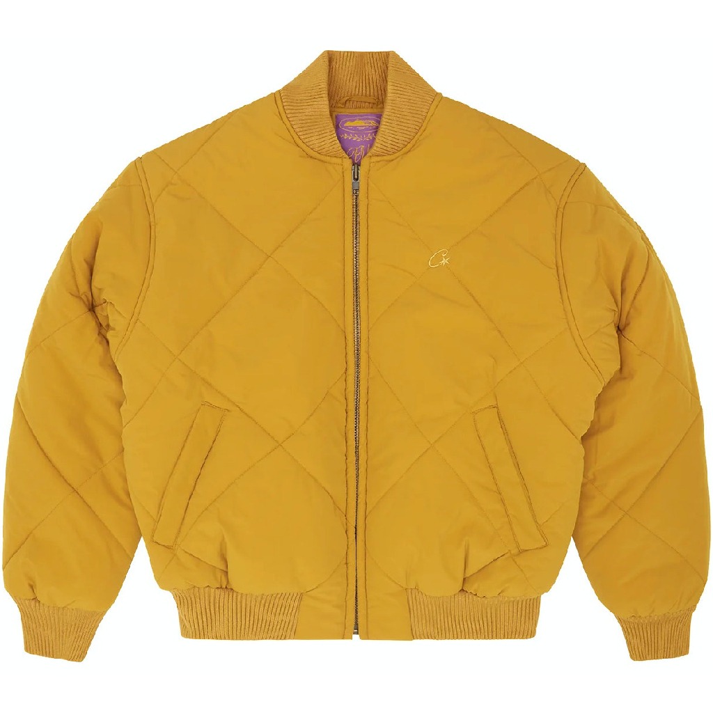 Corteiz Olde English Quilted Bomber Jacket - Corteiz