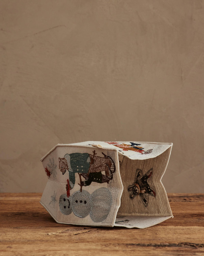 Snow Day Tissue Box Cover | Coral & Tusk