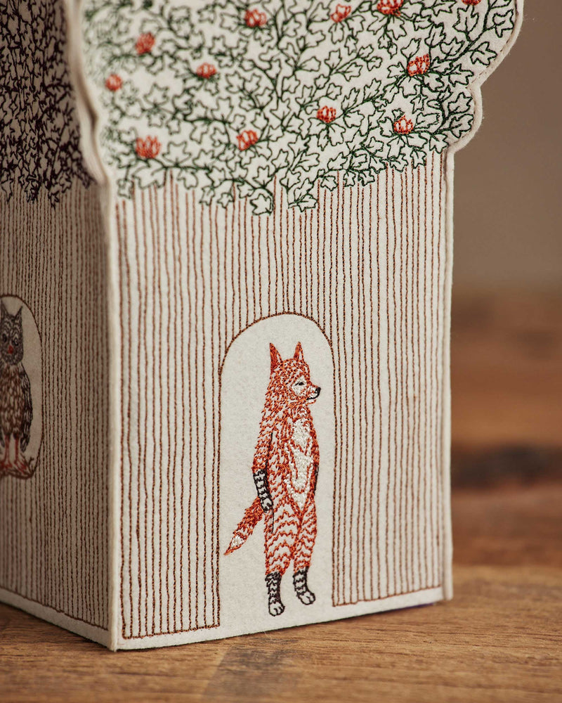 Treehouse Tissue Box Cover | Coral & Tusk