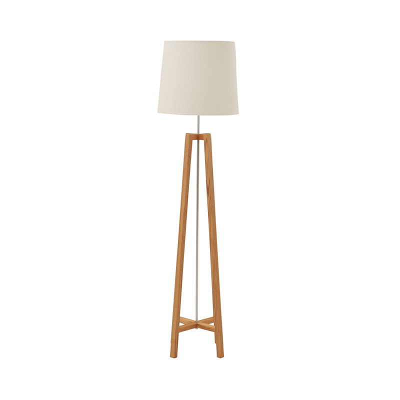 CROSS FLOOR LIGHT STAND DARK SHADE WHITE｜5%point | THE CONRAN