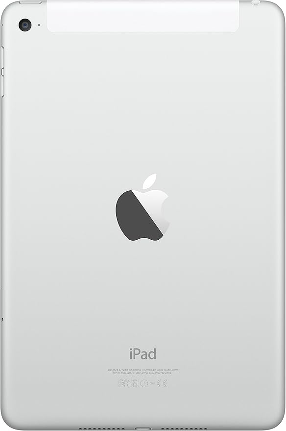 Apple iPad mini 4 (Wi-Fi/Cellular) A1550 MK8E2LL/A 128GB Silver
