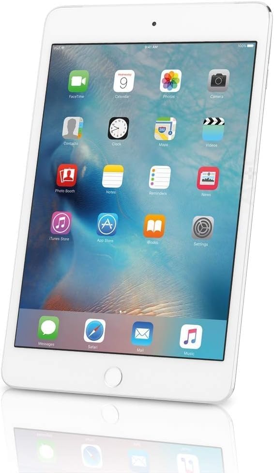 Apple iPad mini 4 (Wi-Fi/Cellular) A1550 MK8E2LL/A 128GB Silver