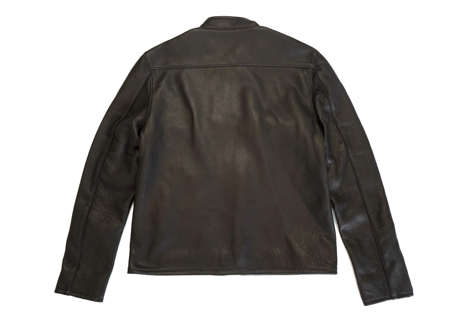 The Flat Head X CORLECTION Deerskin Stand Collar Single Riders Jacket