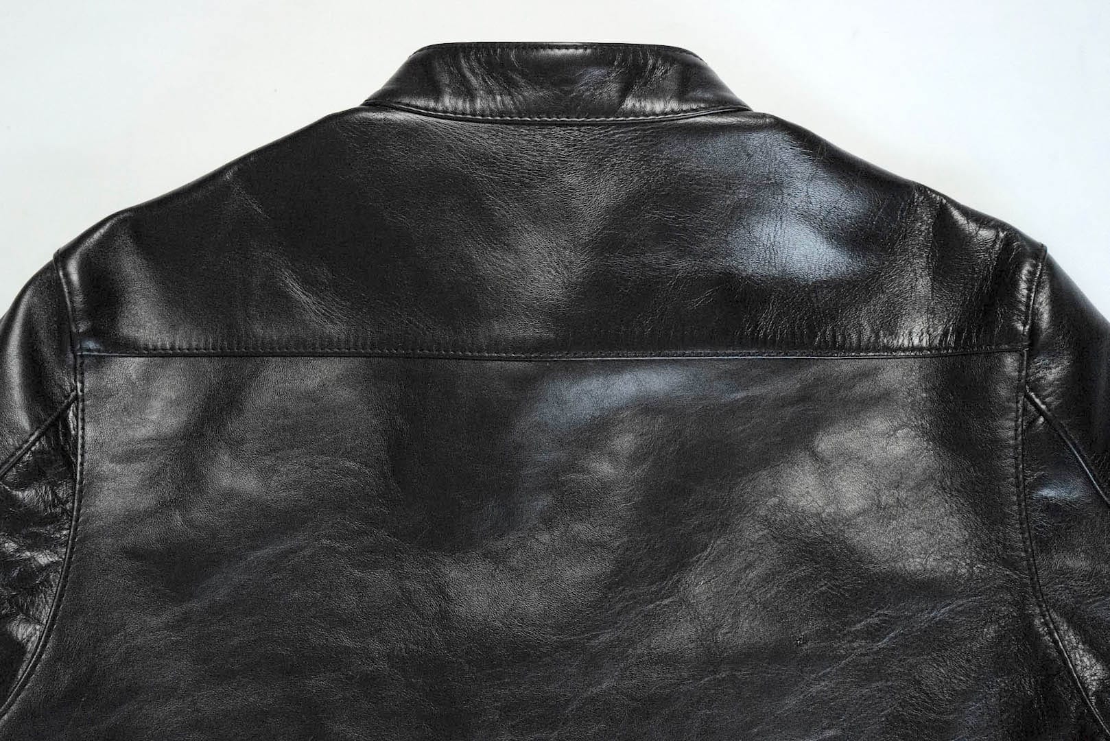 The Flat Head 'Ultimate' Horsehide Stand Collar Single Riders