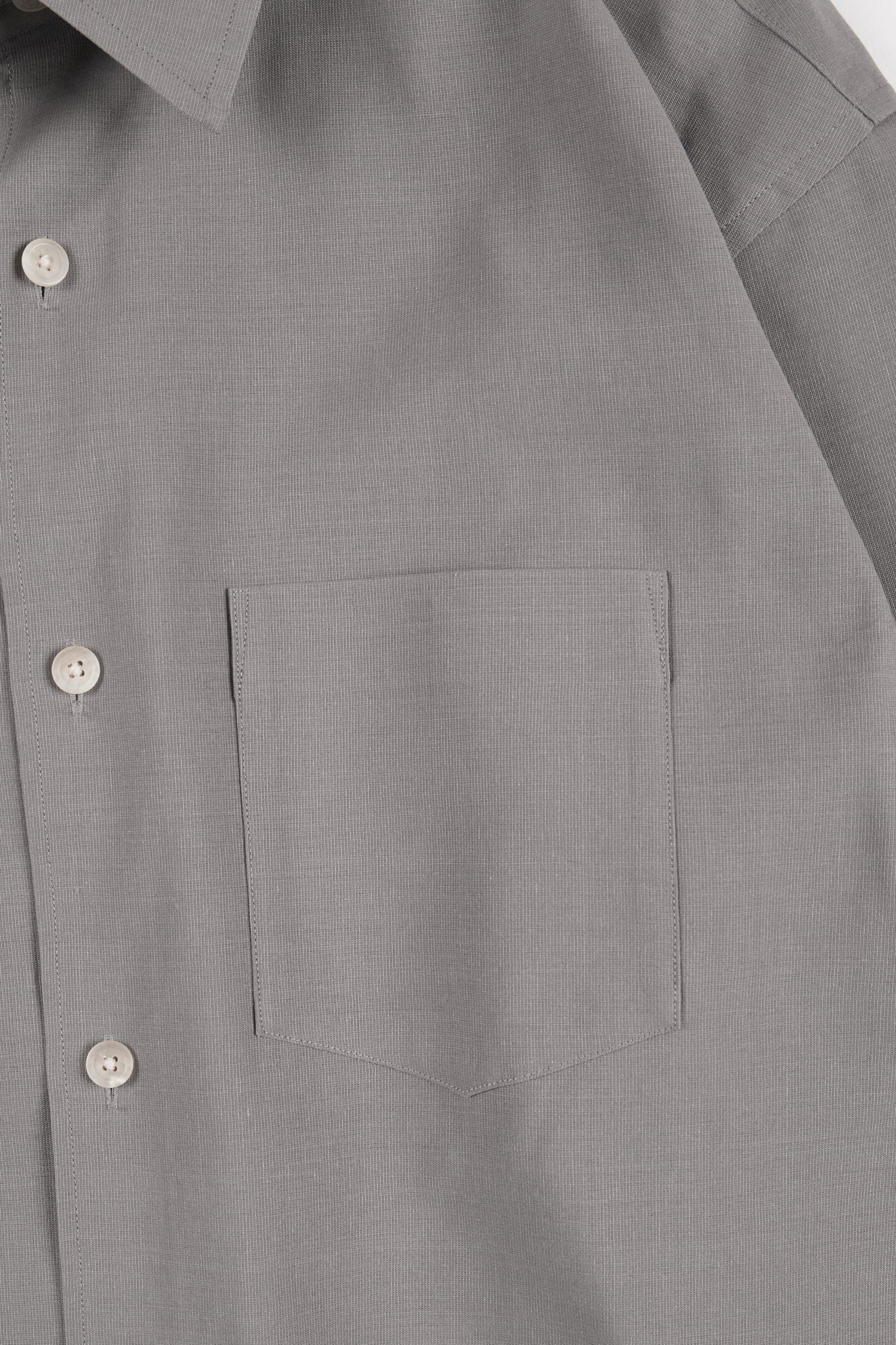 Super160's WOOL/PAPER SHIRTS｜GRAY – Cornier