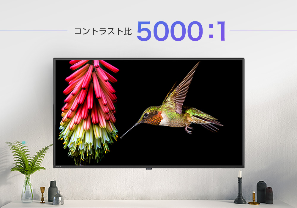 日本設計エンジン搭載、豊富な録画機能も備えた50インチ液晶テレビの新