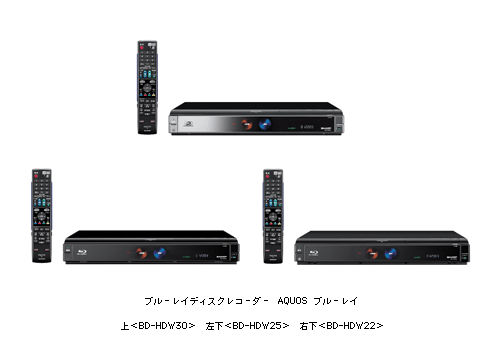 AQUOSブルーレイ」3機種を発売 | ニュースリリース：シャープ