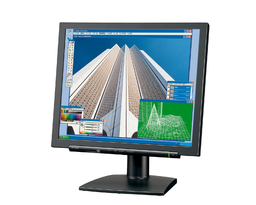 シャープ液晶カラーモニター LL-T1803/B(ブラック) 液晶カラーモニター LL-T1803