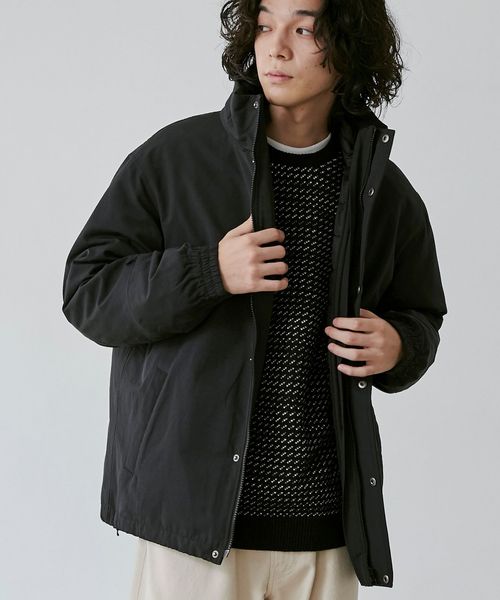 3WAYスタンドカラーブルゾン[ブルゾン＋キルティングライナー2点セット]