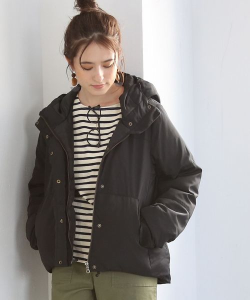 WEB限定・新色ベージュ追加】フレンチダックショートダウンコート