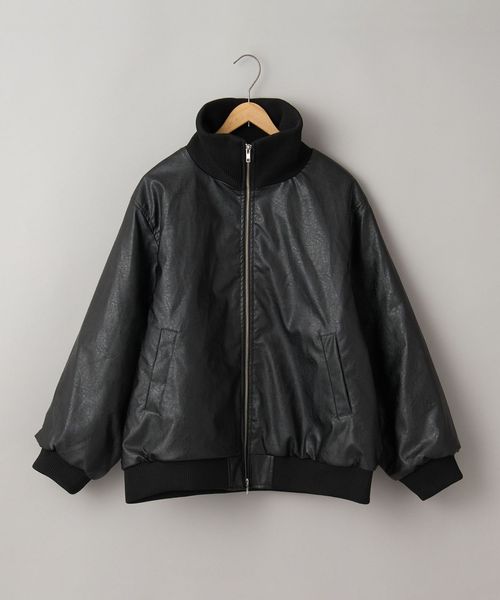 レザーライクパディングジャケット