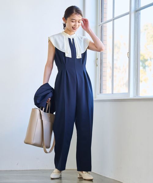 RONEL】ダブルクロスタックオールインワン(セットアップ対応可能)