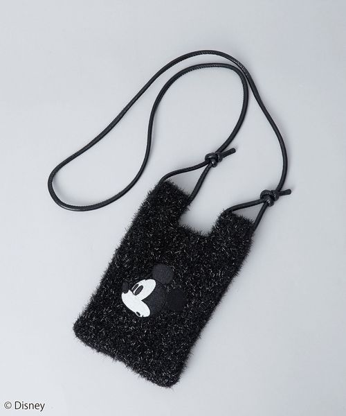 MICKEY(ミッキー) / 別注】 ラメニット ショルダーバッグ