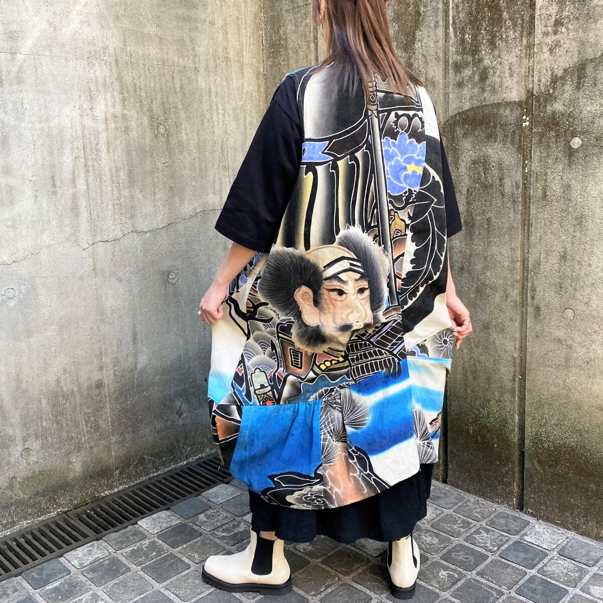 古布リメイクジャンパースカート】作家一点物 – こっとんコットン