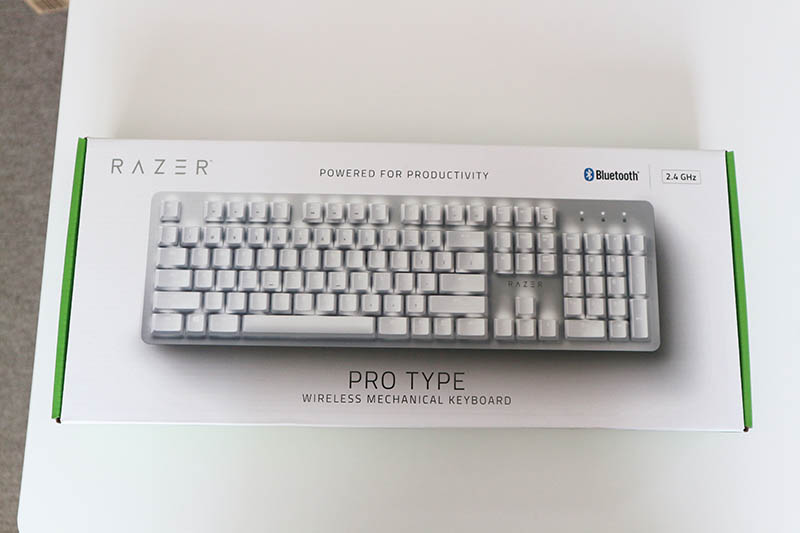 Razer Pro Typeレビュー】白が美しいBluetoothと2.4GHzの両対応の