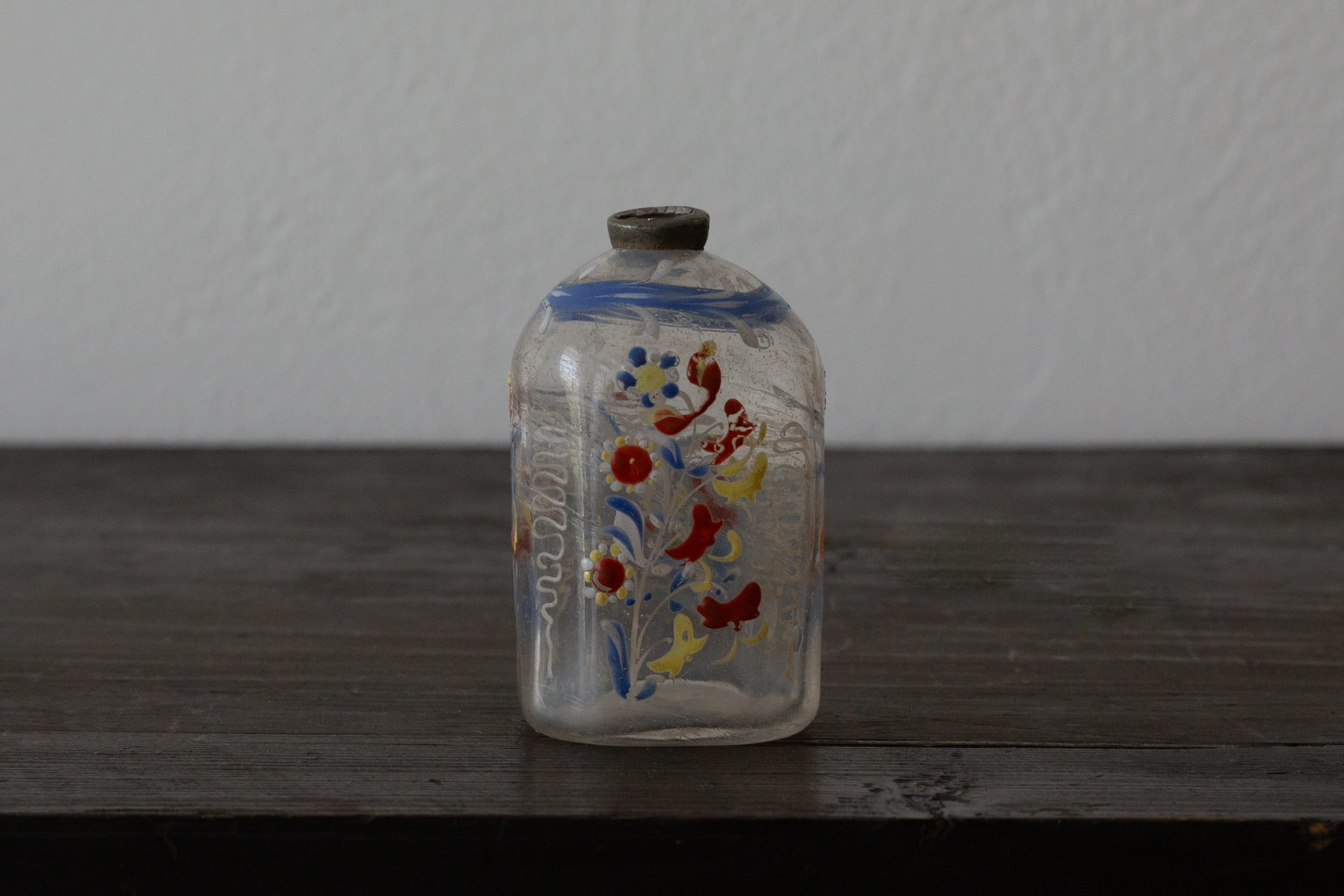 18th Century Enamel Glass Bottle | couperin