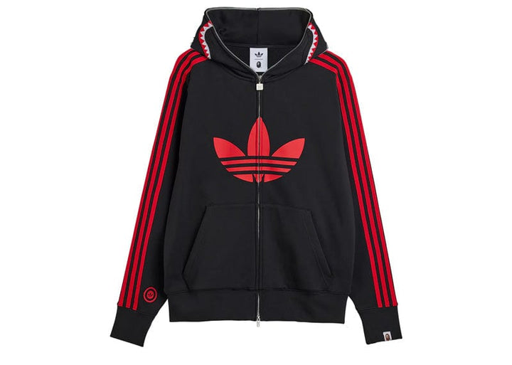 Bape x adidas Shark Fleece Full Zip Hoodie Black – Court Order