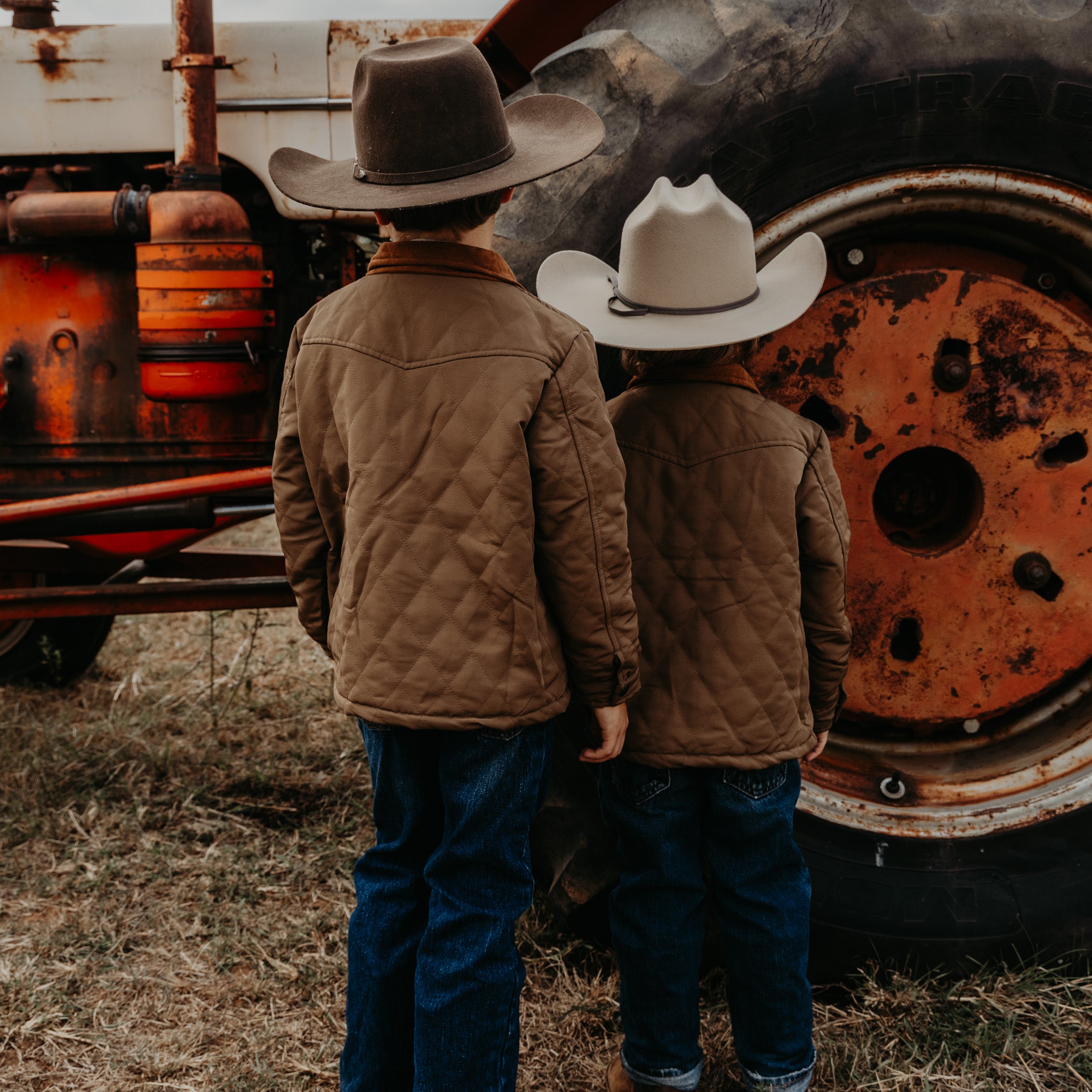 Open Range Quilted Jacket with Satin Lining – Cowkid Clothing Company