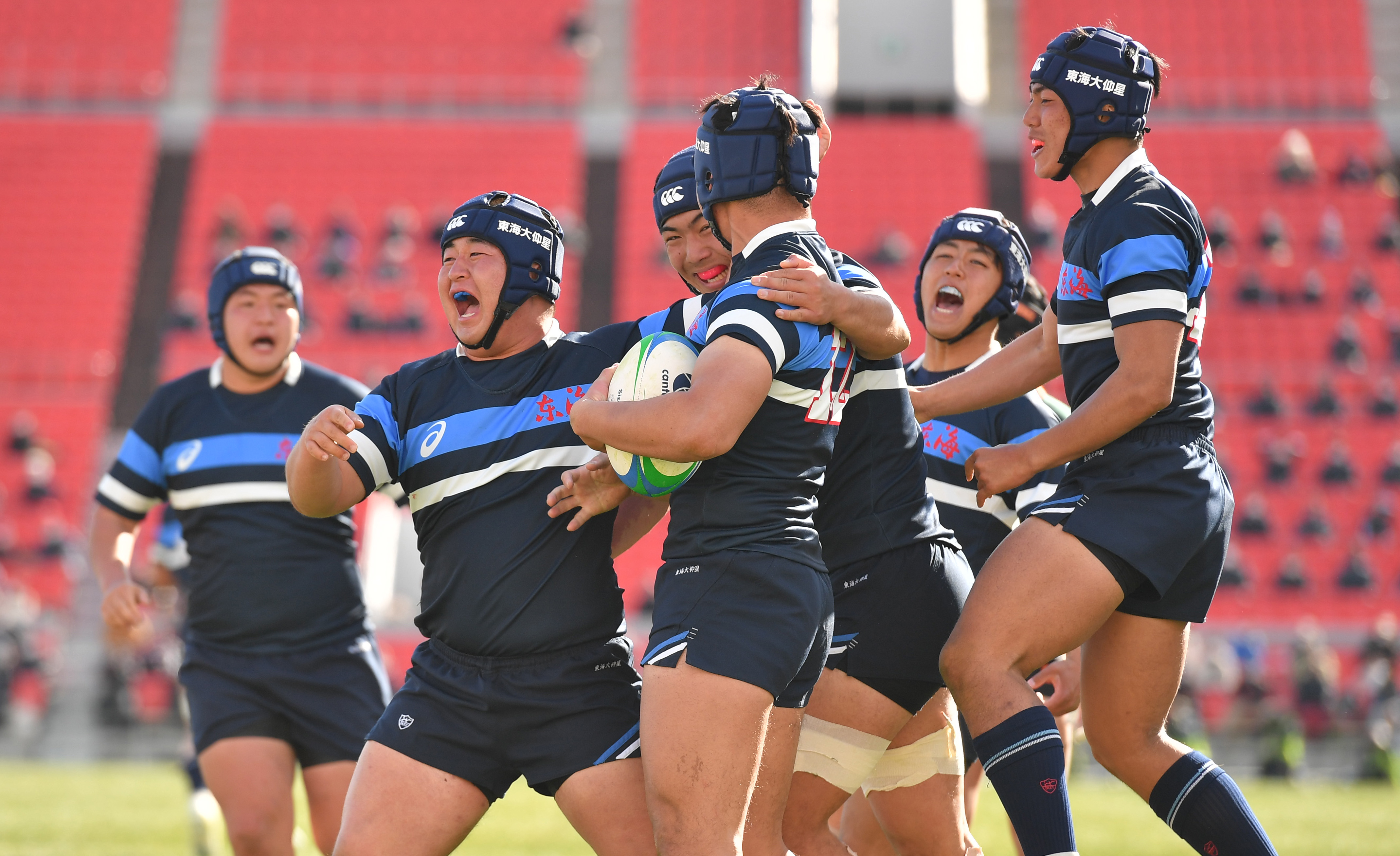 アシックス／仰星ラグビー／ウォーマー上下／東海大仰星ラグビー部