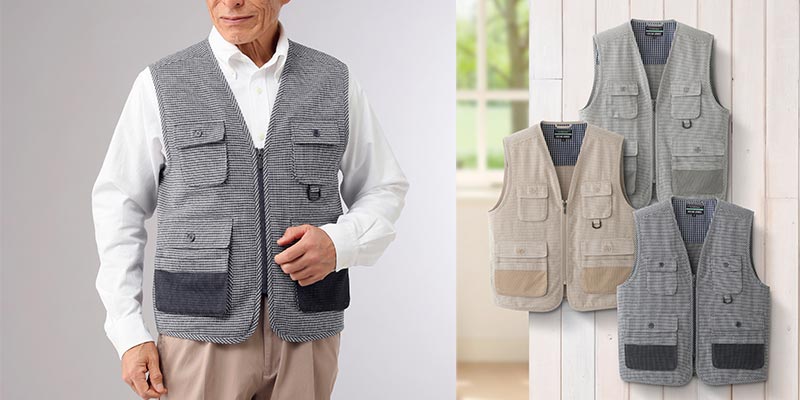 手ぶらでお出かけ！収納力抜群の「ベスト」 - イザ！