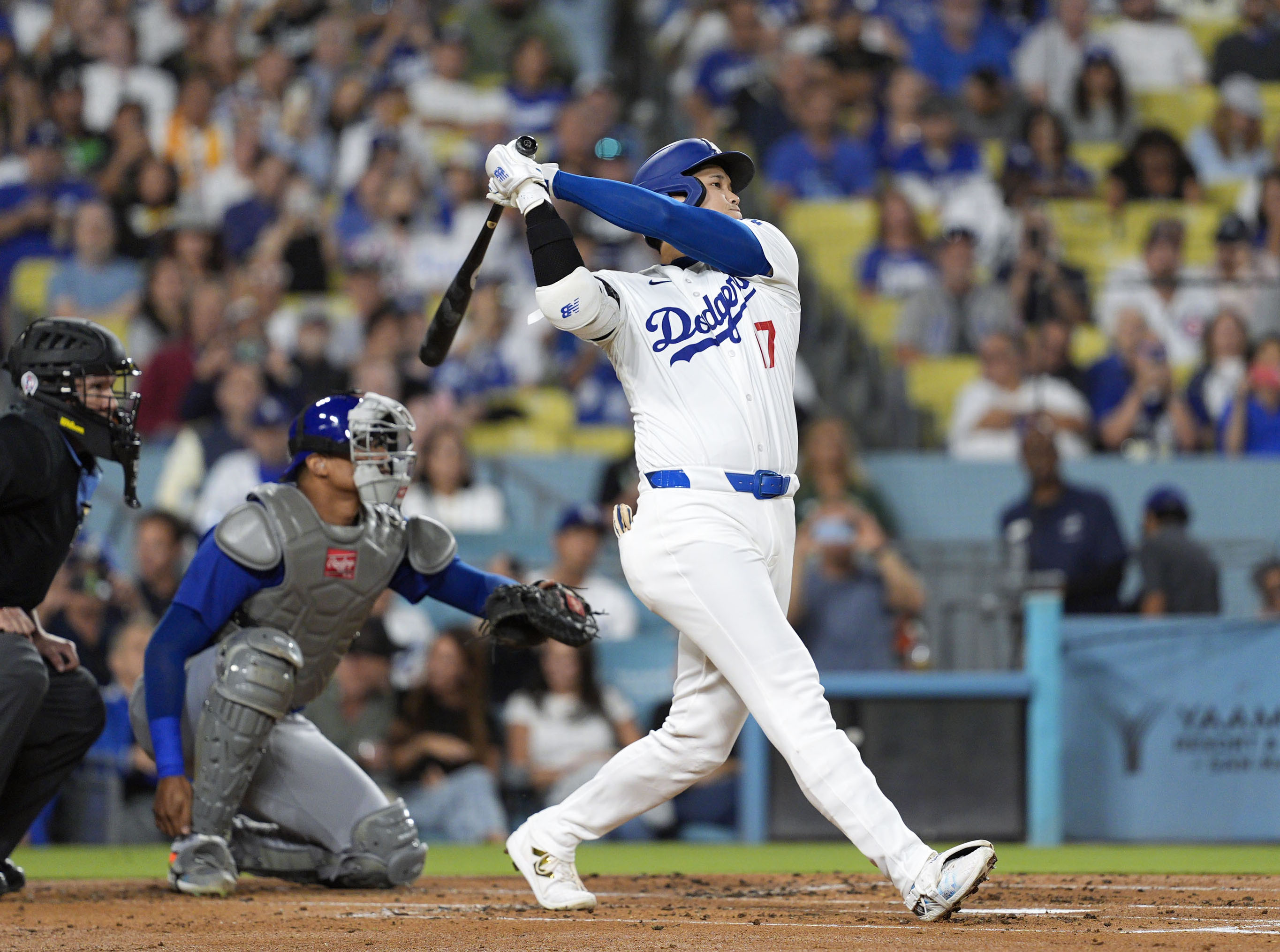 大谷翔平が自己最多47号本塁打 盗塁も48個目 前人未到「50－50」迫る