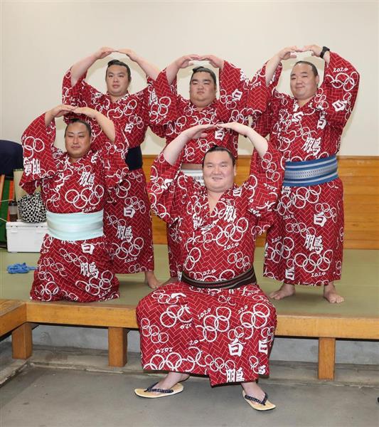 大相撲】白鵬、自身考案の浴衣を着て東京五輪をPR、開会式での「横綱