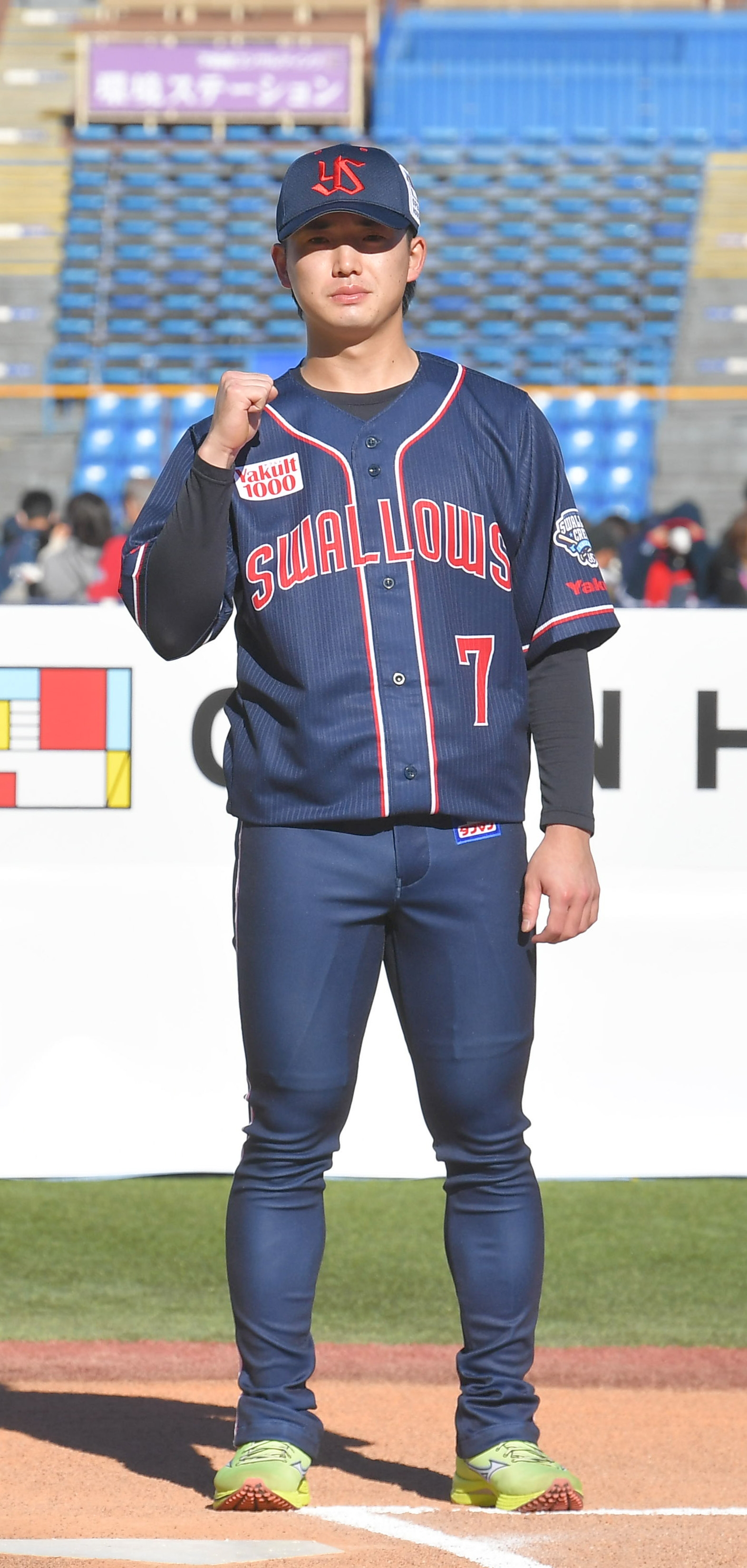 ヤクルトスワローズプロコレキャップ◯サイズ58.7◯直筆サイン入り