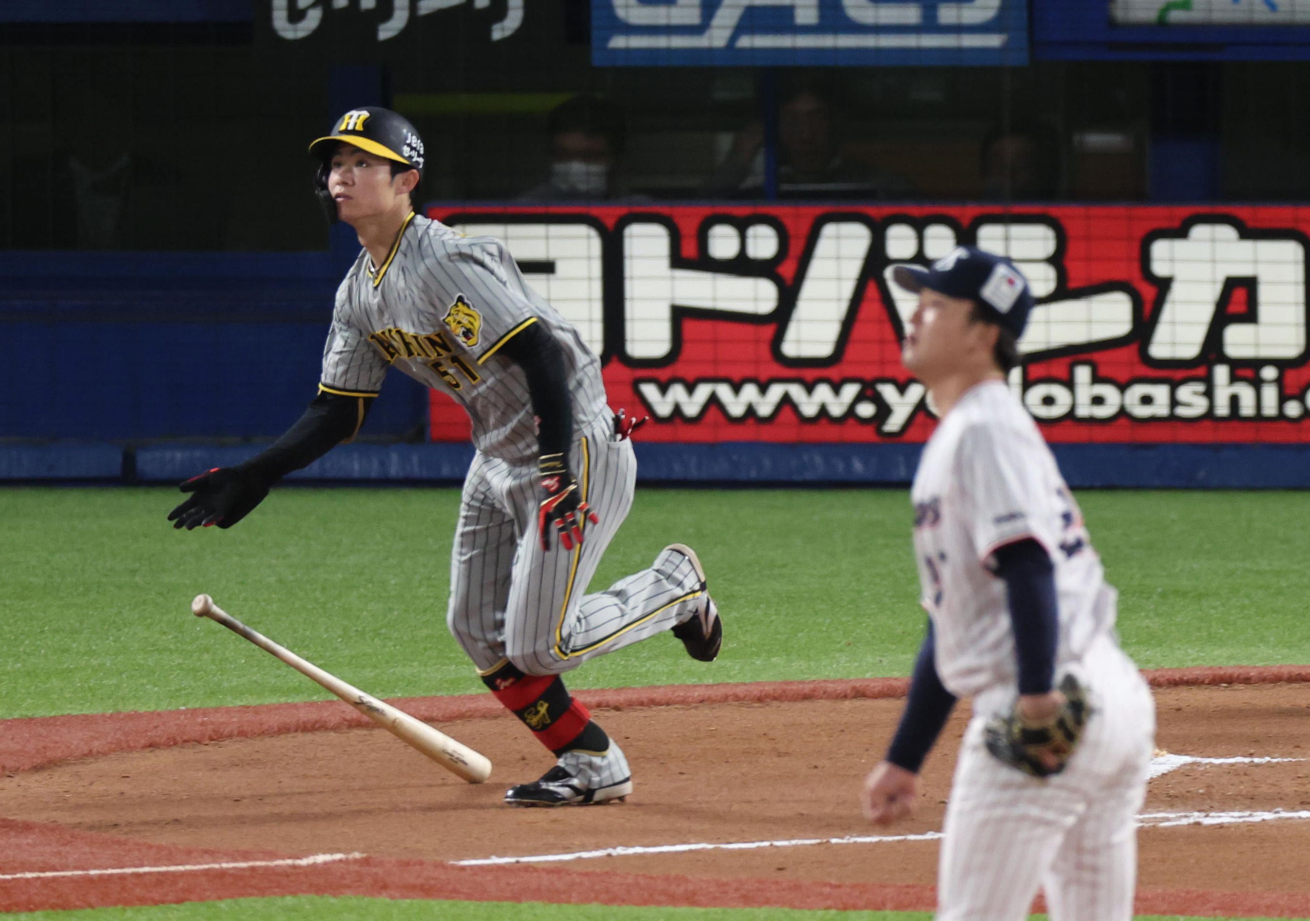 阪神・中野拓夢が反撃の1号ソロ プロ初本塁打の神宮では通算5本目の