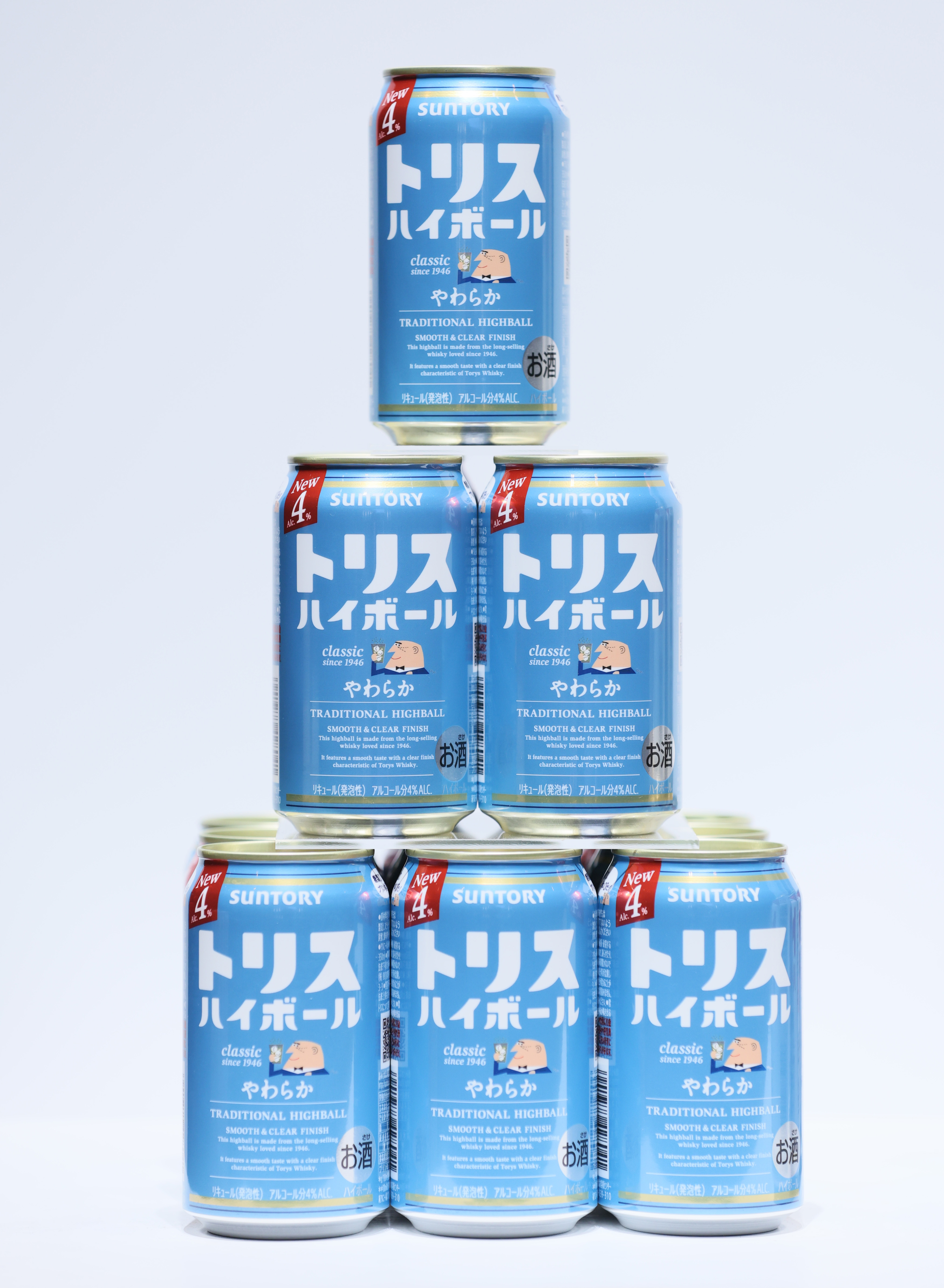 サントリーがアルコール度数4％のトリスハイボール缶 新CMに俳優の
