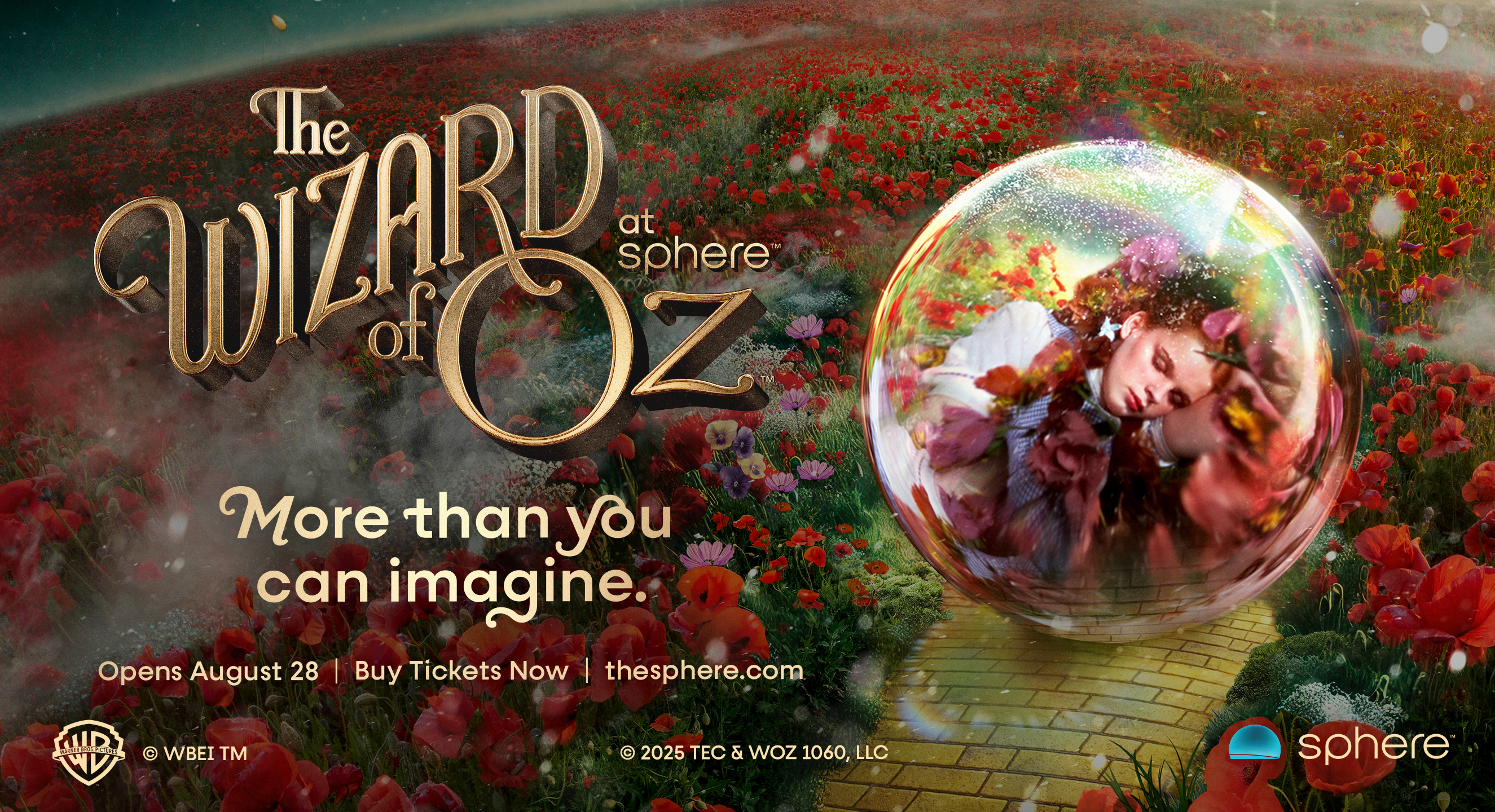 The Wizard of Oz' is heading to the Las Vegas Sphere in August