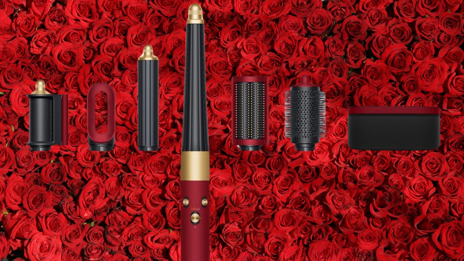 Dyson just dropped a new special edition red velvet and gold
