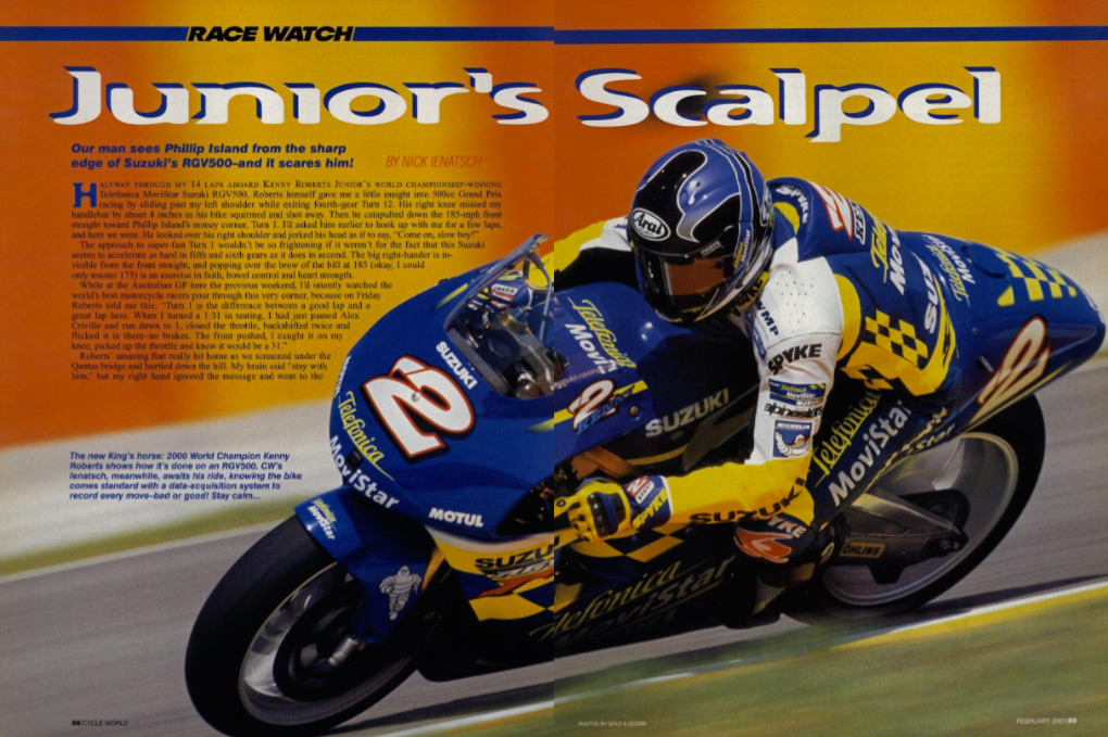 Riding Kenny Roberts Jr.'s Championship-Winning Suzuki RGV500