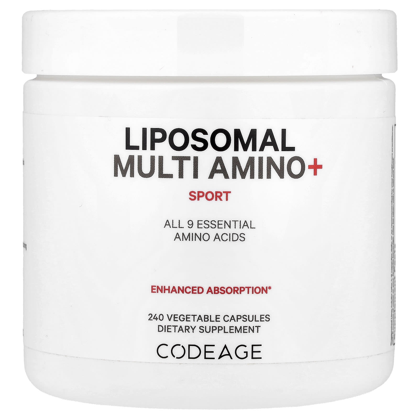 Liposomal Multi Amino+, Sport, 240 Vegetable Capsules