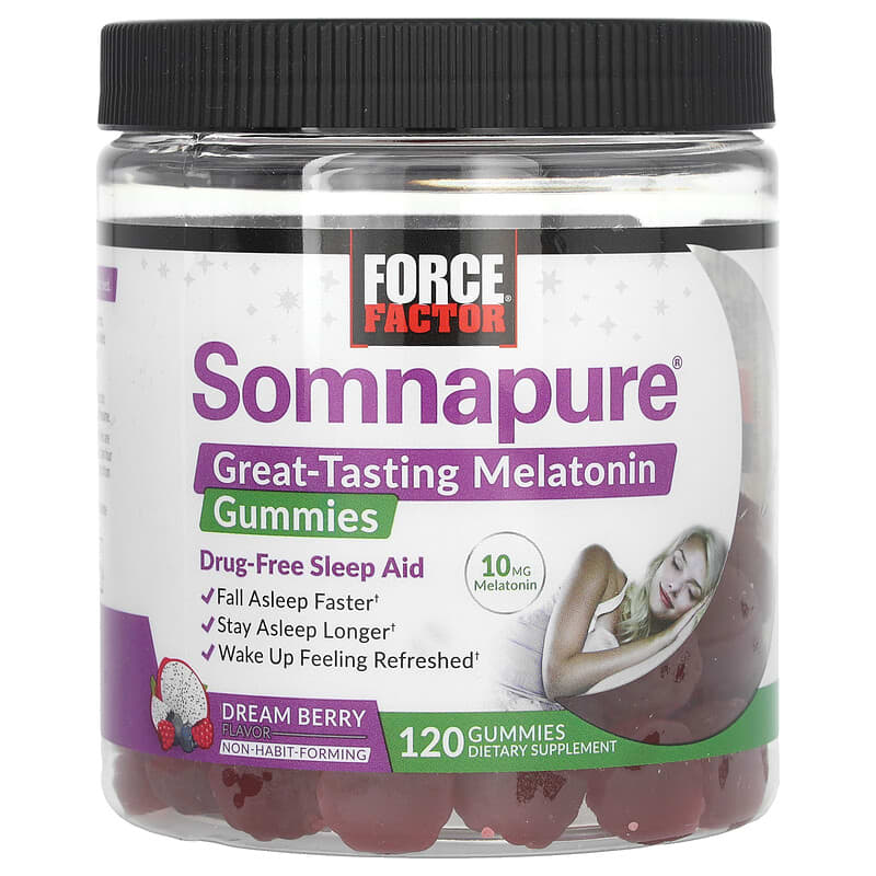 Somnapure®（ソムナピュア）、おいしいメラトニングミ、ドリームベリー