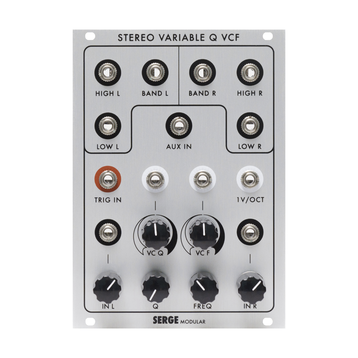 Random*Source Serge Stereo Variable Q Filter (VCFQ)— Clockface Modular