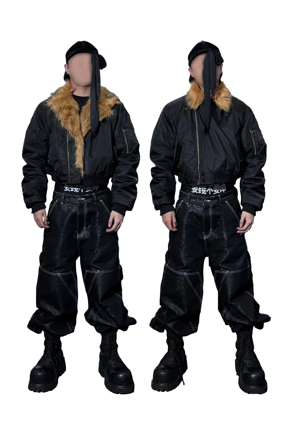 RYE CHASIN ライチェイシン｜Fur Lined Aviator Padded Bomber Jacket