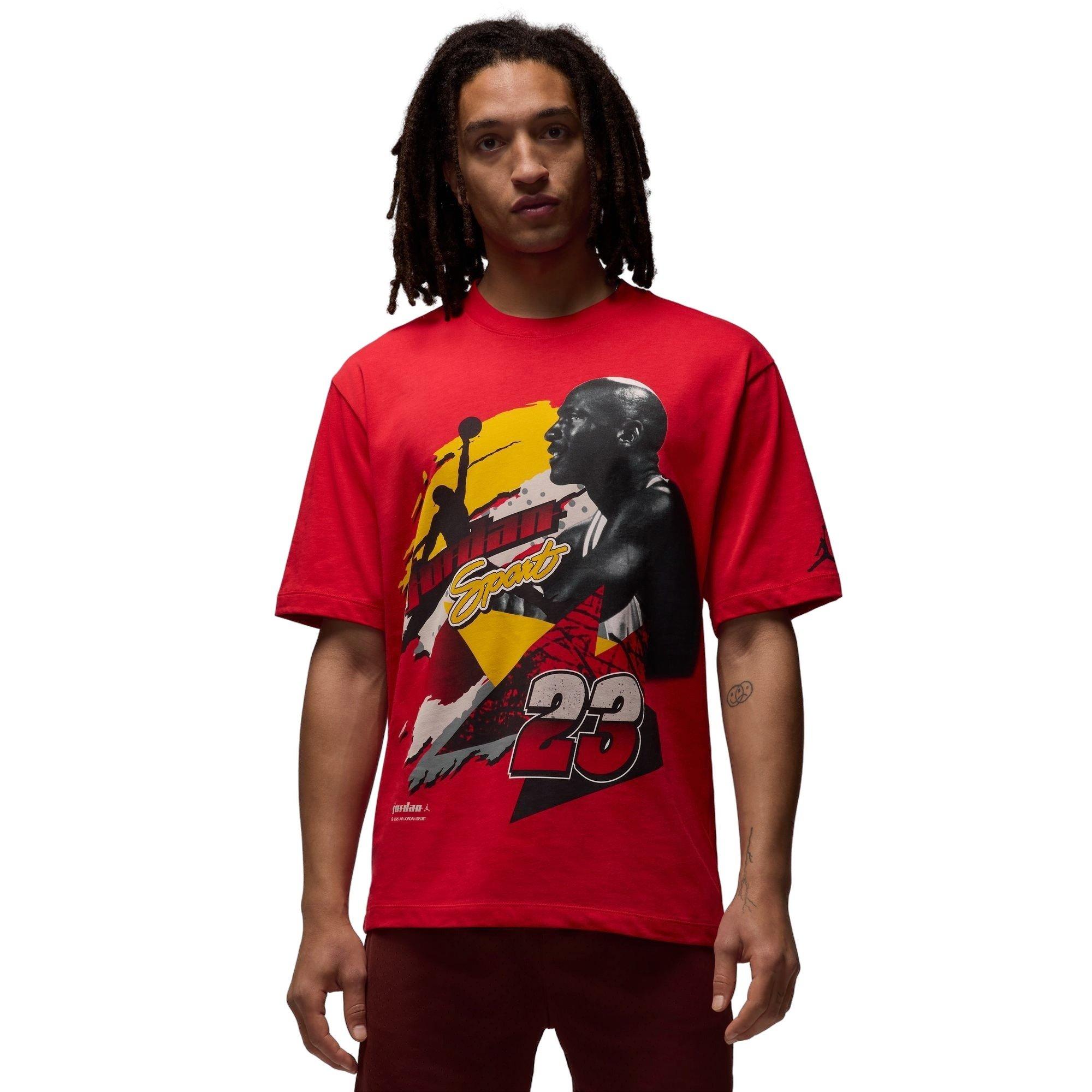 Jordan Statement 1985 Men's Graphic Crew Neck Tee - Red