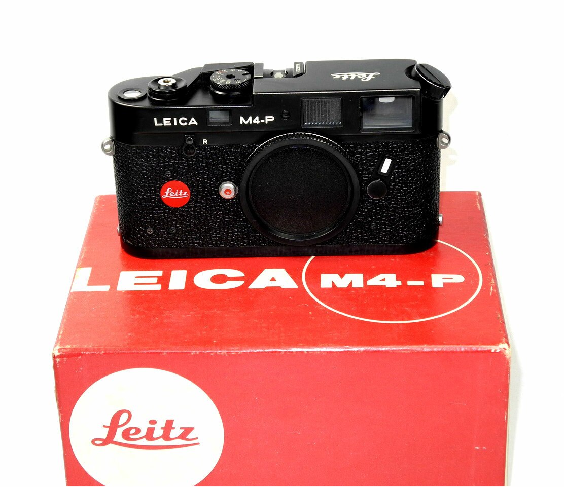 Leica M4-P black camera circa 1982, Sold with Leica original box