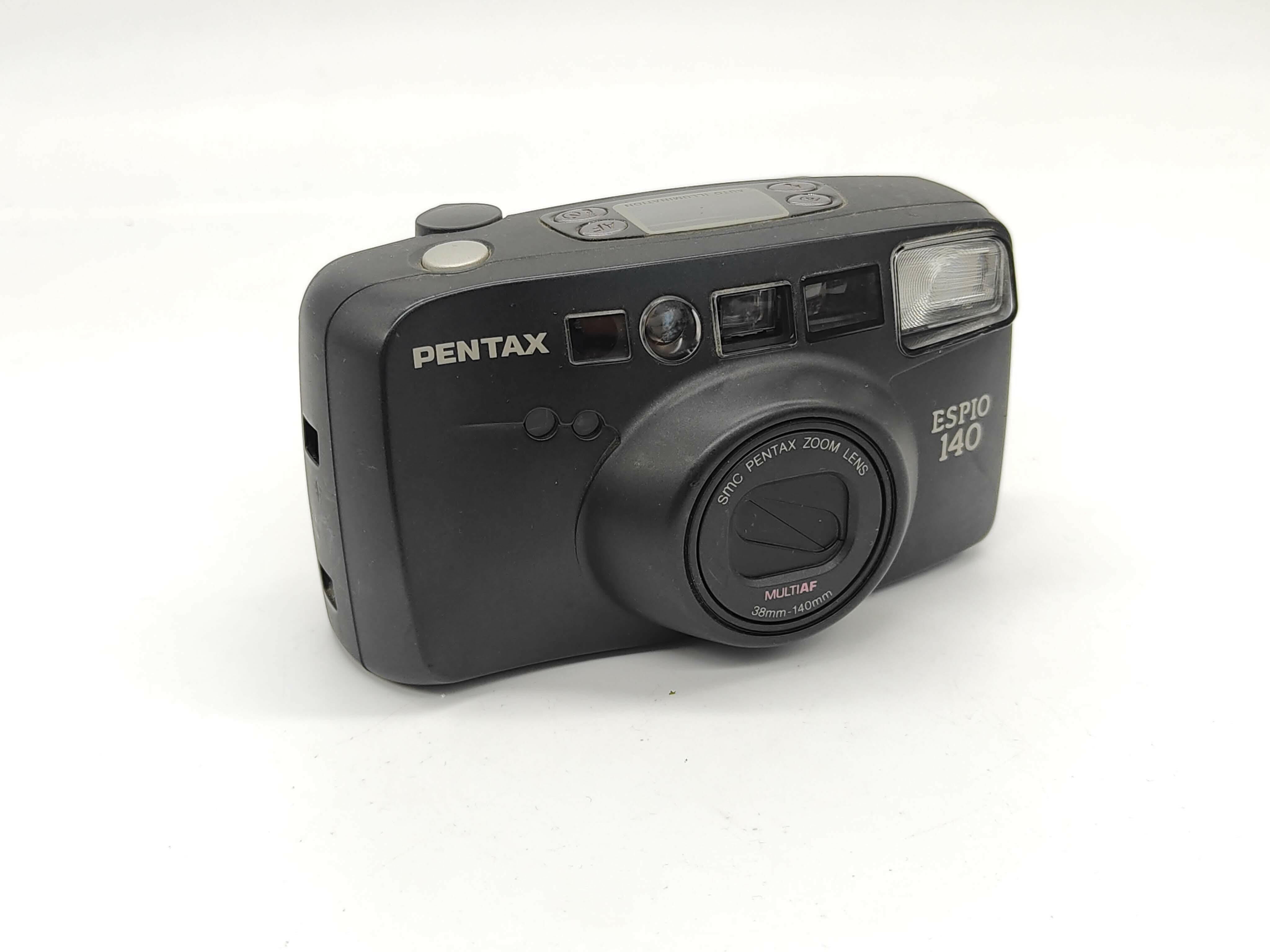 Pentax Espio 140 black point-and-shoot film camera | Classic