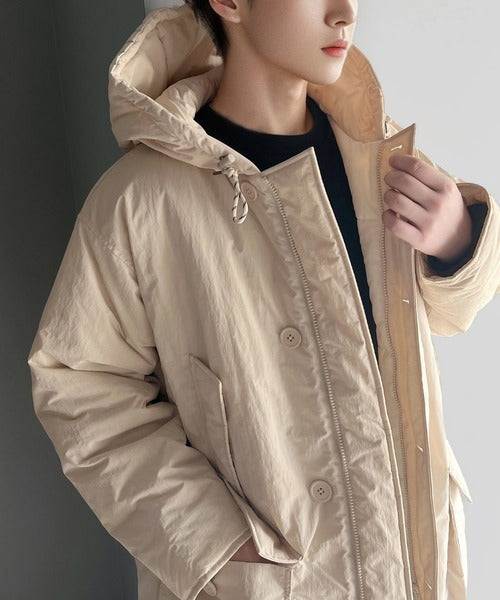 Javaジャバコラボ》洗練された大人カジュアル。bigポケットフード付き