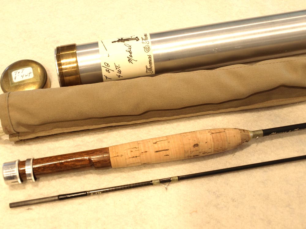 THOMAS AND THOMAS GRAPHITE FLY ROD, 7' FOR A 4wt - Classic