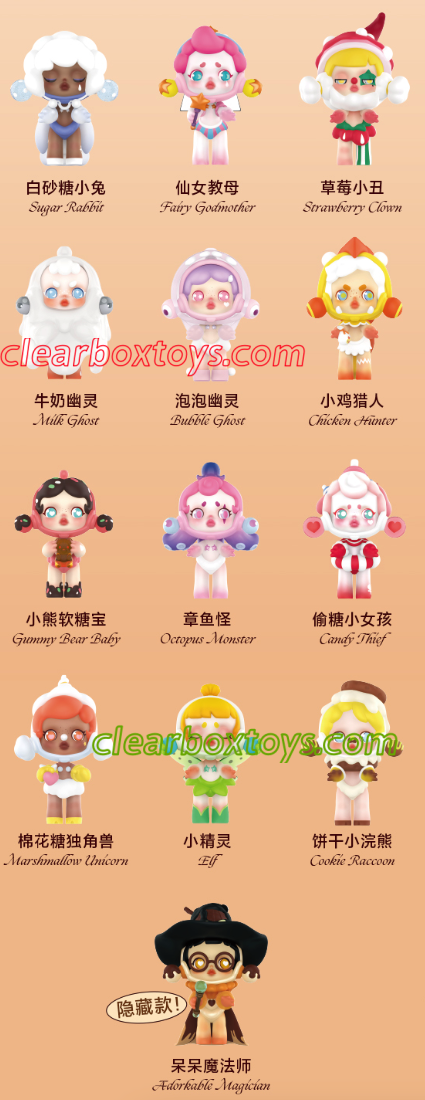 skullpanda candy monster town series - Clear Box Toys