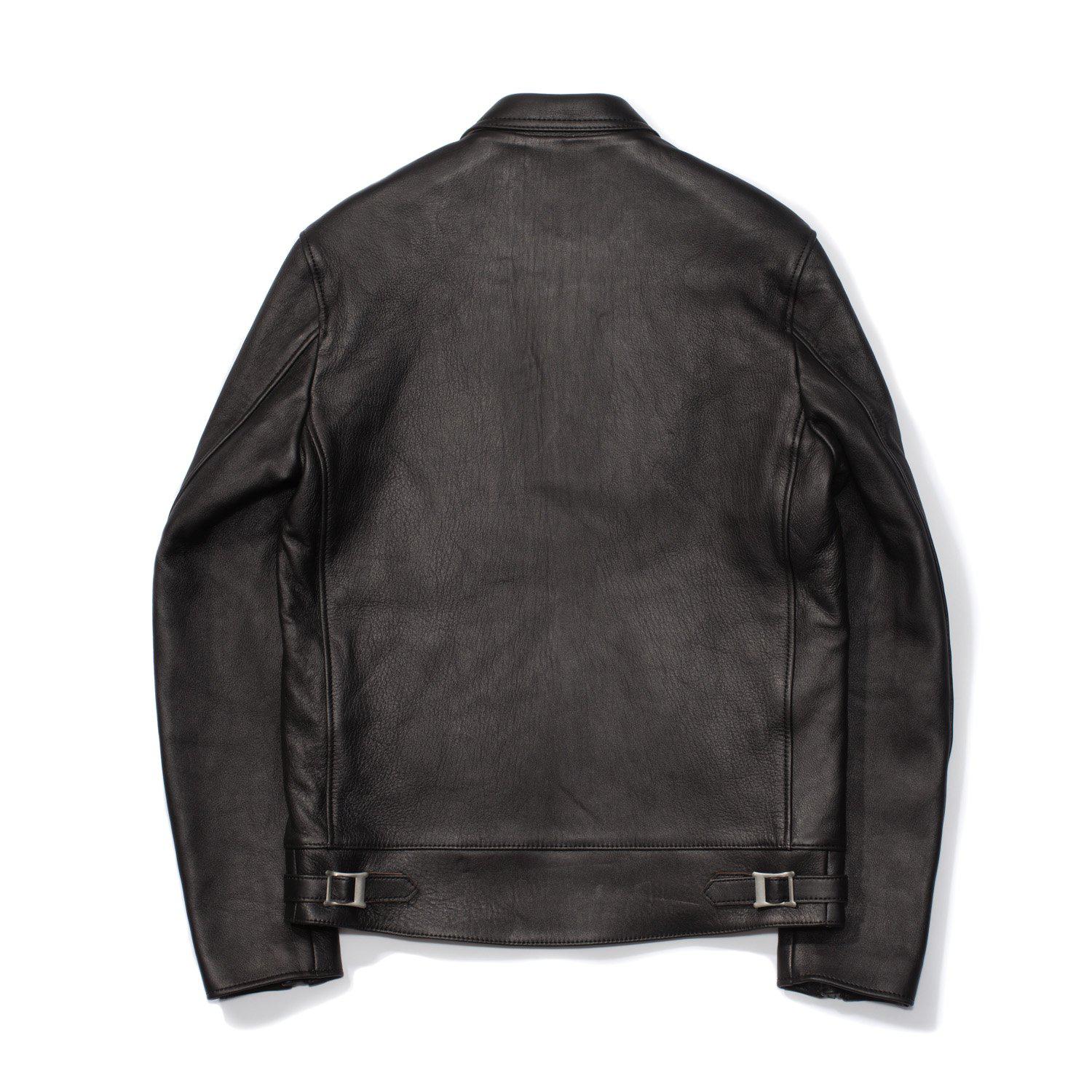 Addict AD-01 Sheepskin Leather Jacket Black – Clutch Cafe