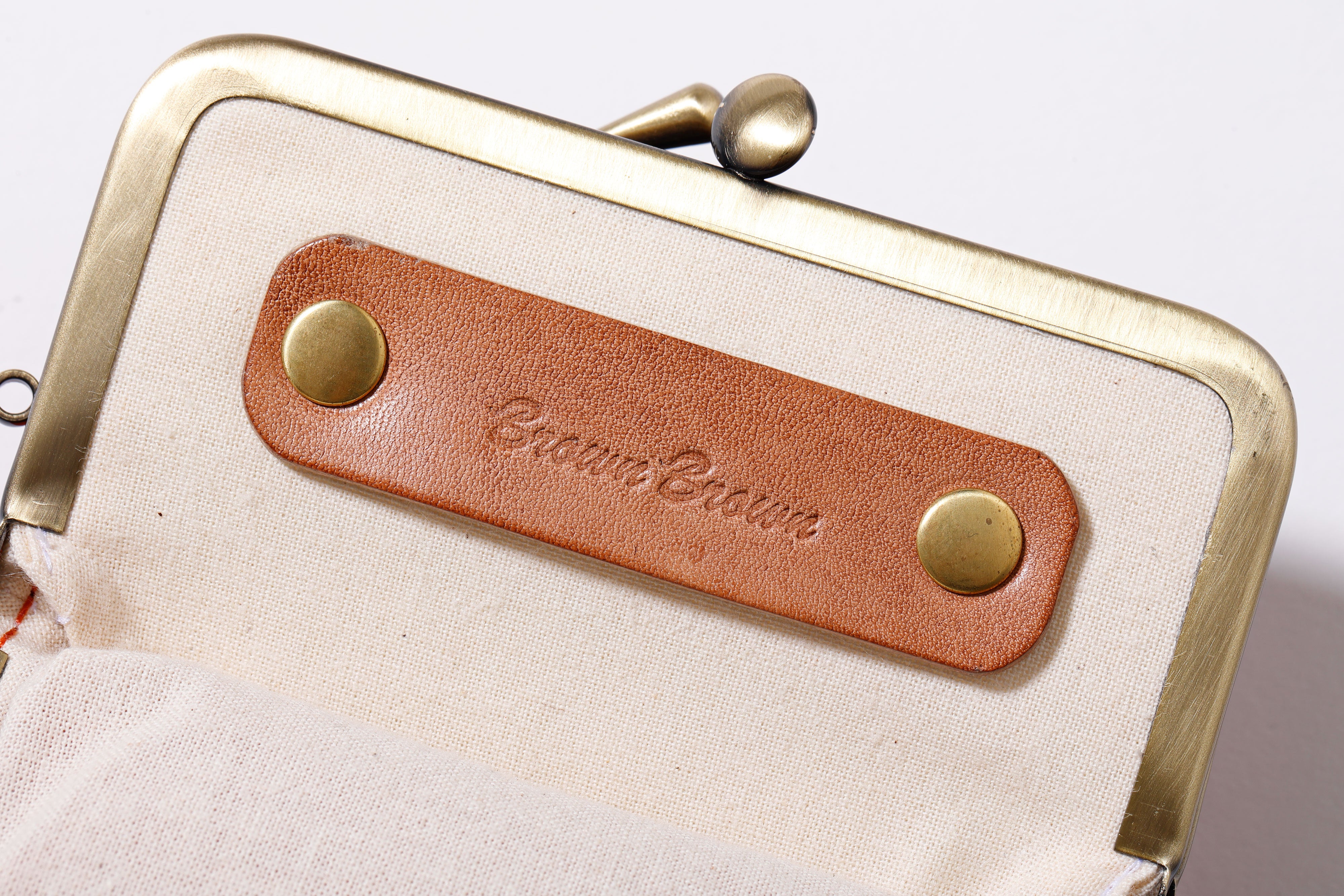 BrownBrown×2nd】ハンドペイントがま口ウォレット – CLUB 2nd