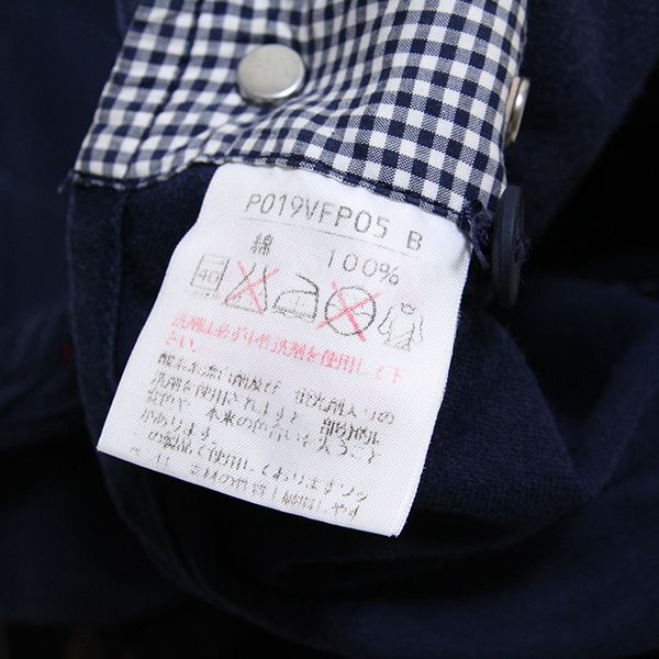 紺顔くまワッペンオーバーオール - ピンクハウス通販｜リサイクル