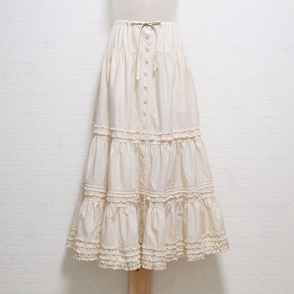 生成ピコフリル&レースローンスカート - ピンクハウス通販｜リサイクル